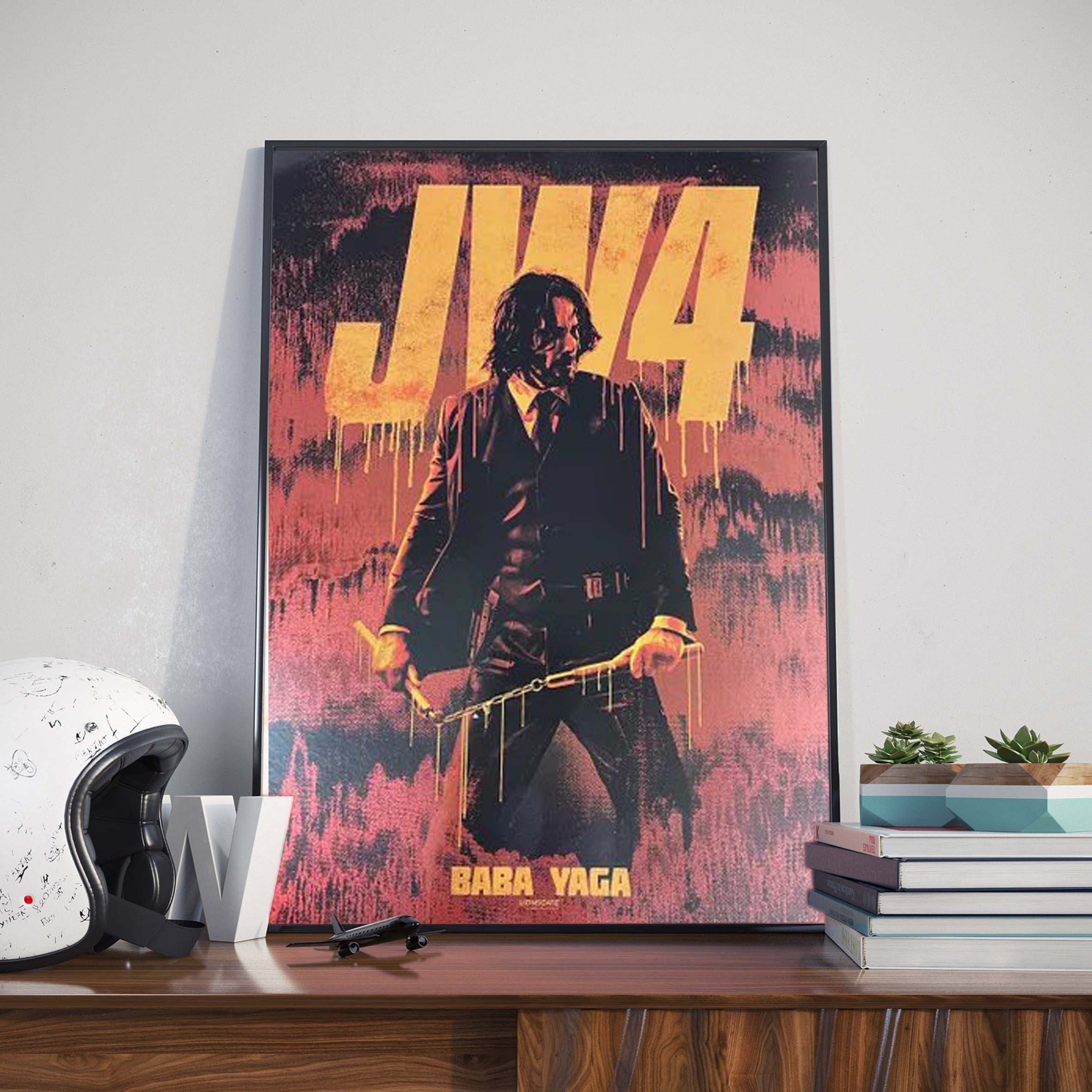First Poster For John Wick 4 Baba Yaga Canvas Poster