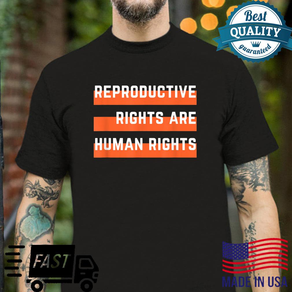Flag Reproductive Rights Are Human Rights Feminist Shirt