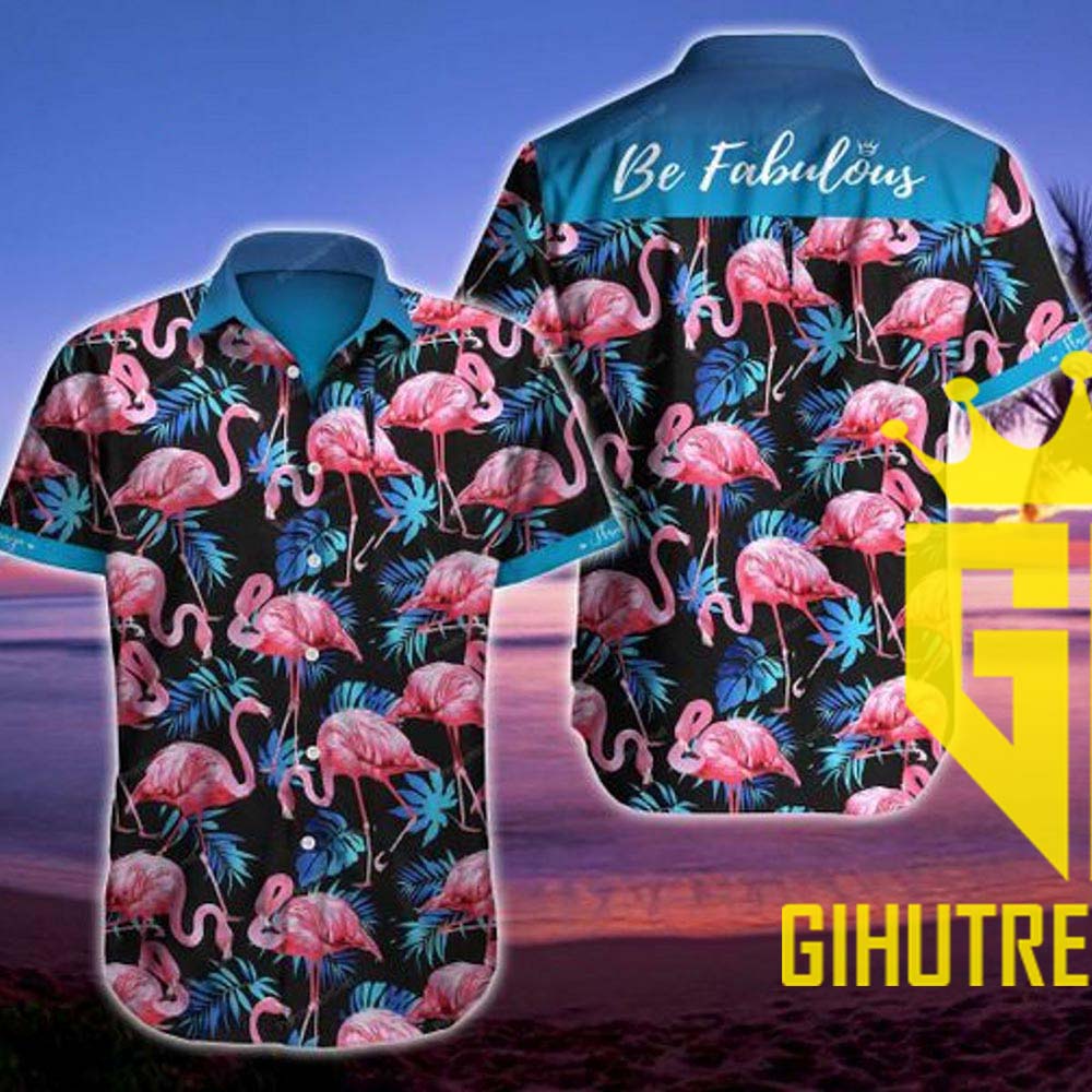 Flamingo Hawaiian Summer Beach Hawaiian Shirt