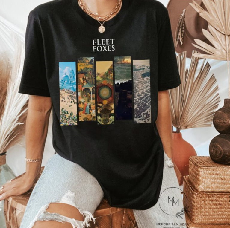Fleet Foxes Band Albums Concert Tour 2022 T-Shirt