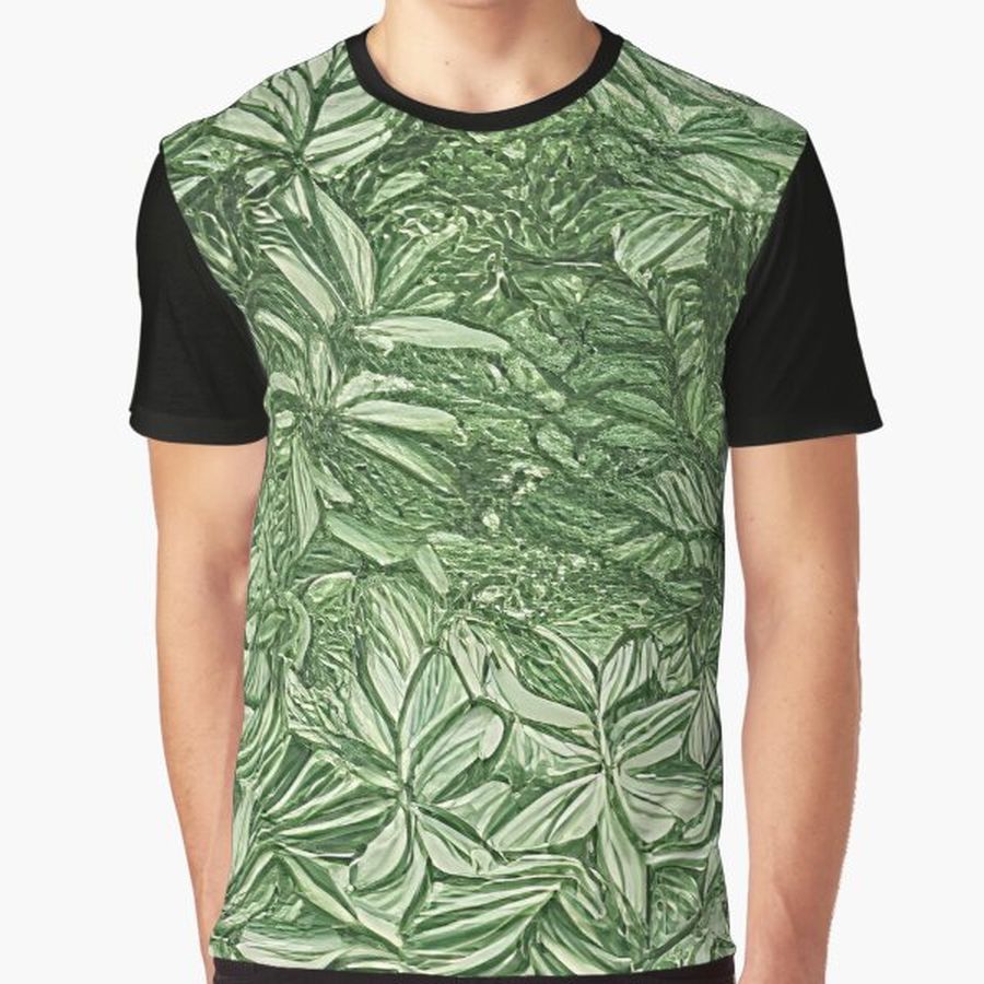 Floral background Graphic T-Shirt