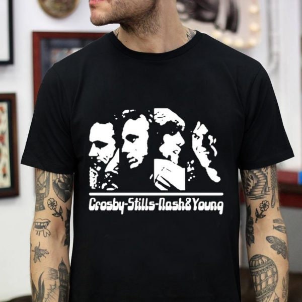 Folk Music Stephen Stills Crosby Nash & Young Unisex T-Shirt