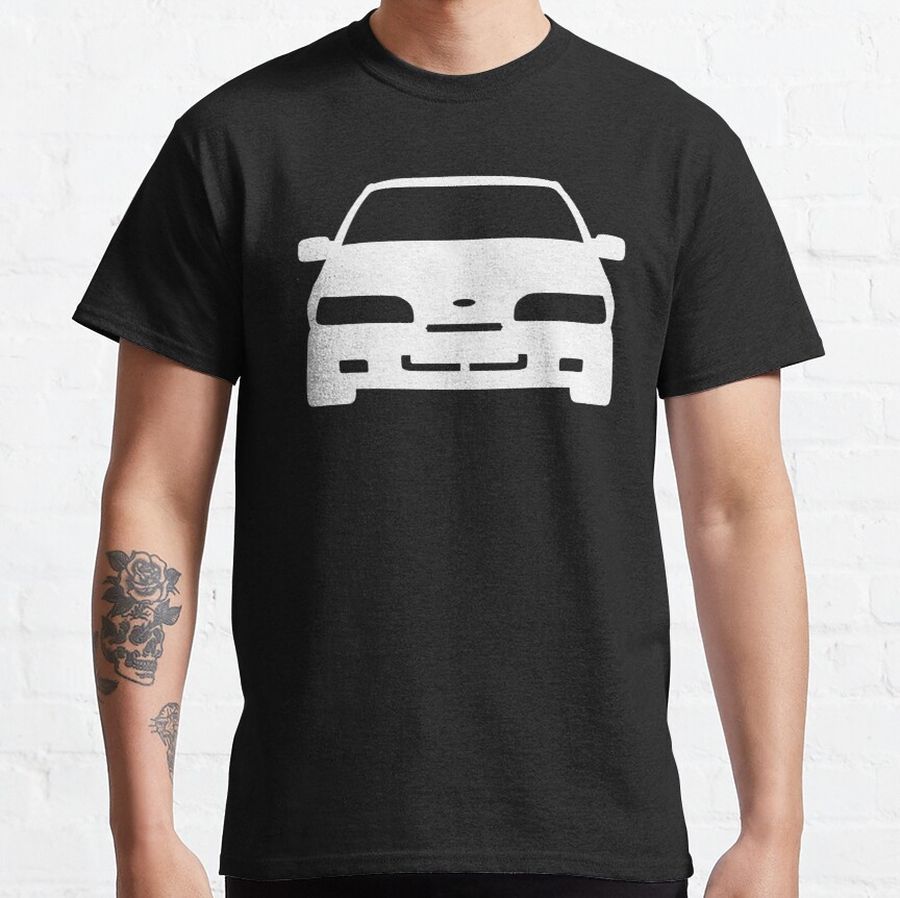 Ford Sierra MK2 front white silhouette Classic T-Shirt