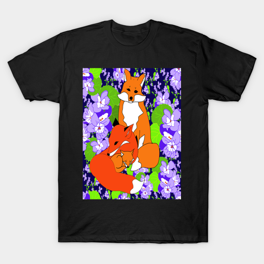 Fox famiy T-shirt, Hoodie, SweatShirt, Long Sleeve.png
