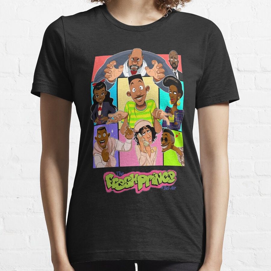 Fresh Prince of Bel Air Cartoon Cover Essential T-Shirt