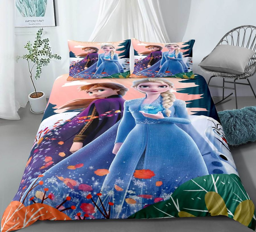 Frozen Anna Elsa Princess #16 Duvet Cover Quilt Cover Pillowcase
