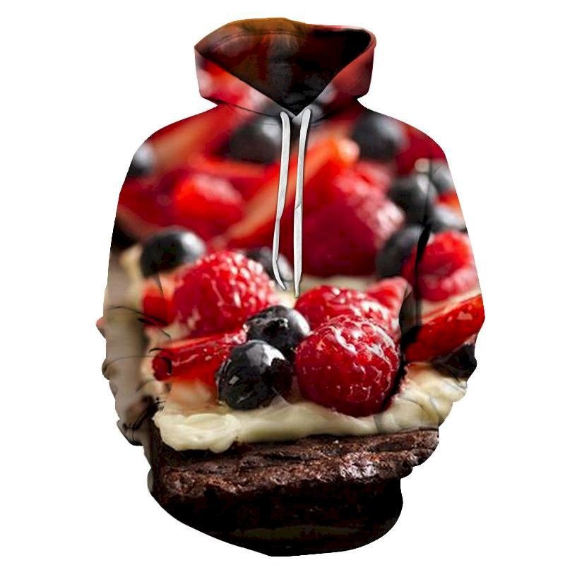 Fruit Dessert 3D Sweatshirt Hoodie Pullover Custom