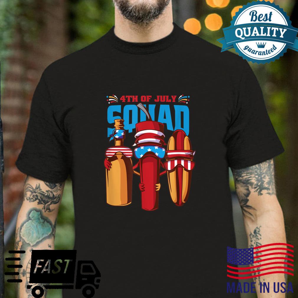 Funny 4th of July Squad Perfect for Independence Day Shirt