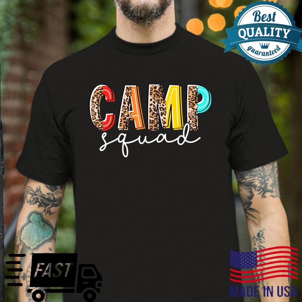 Funny Camping Hiking Present Happy Camper Shirt