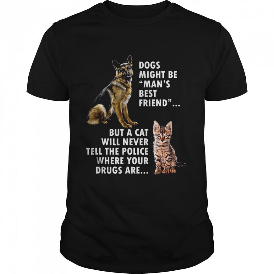 Funny Dog and Cat Design Shirt