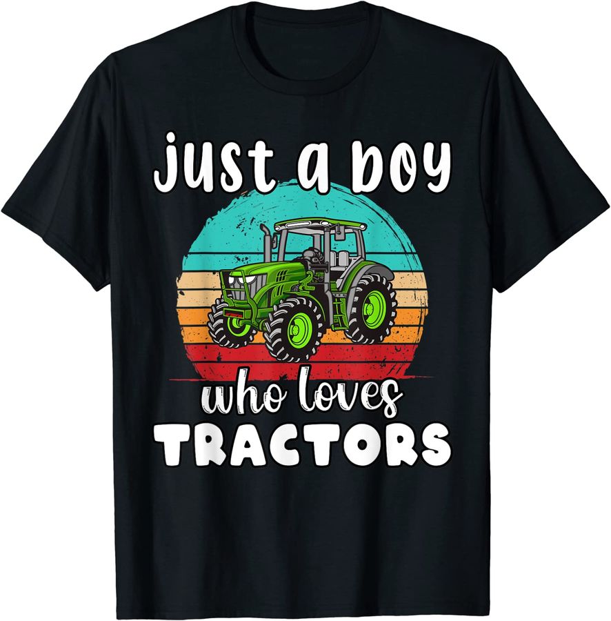 Funny Farm birthday Just A Boy Who Loves Tractors