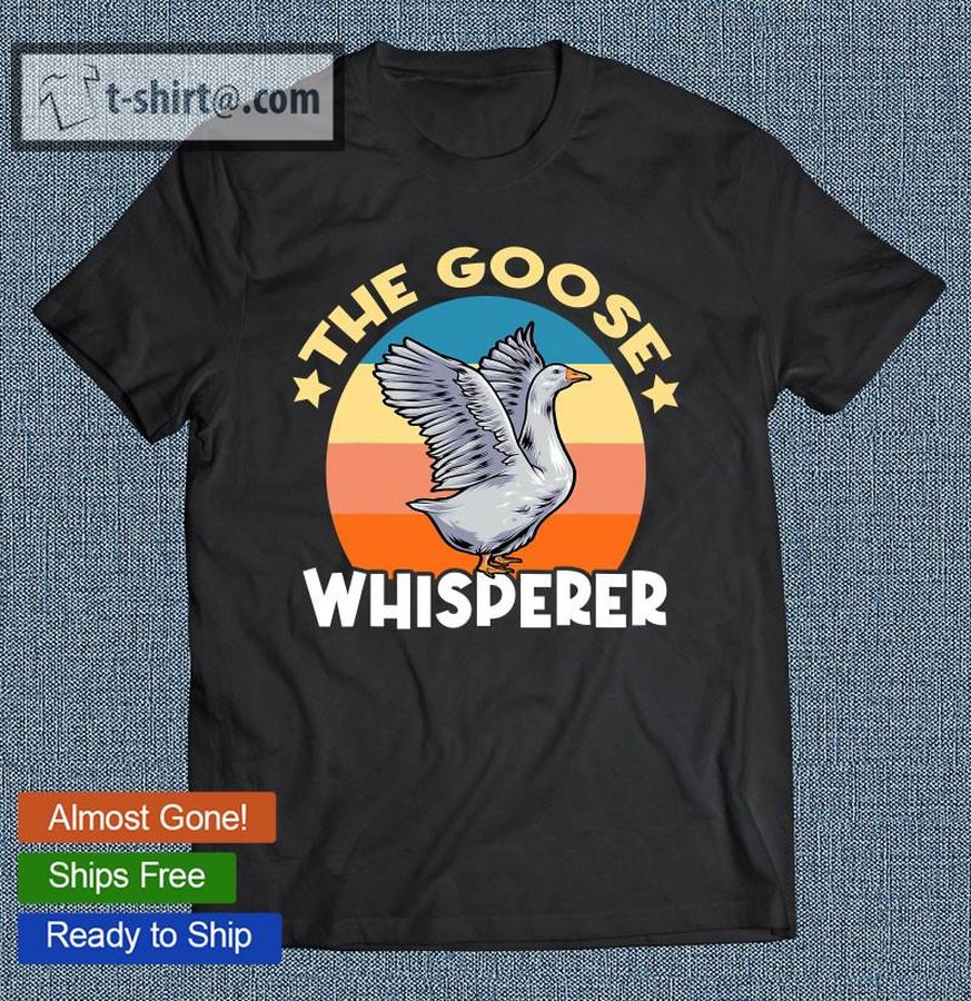 Funny Goose Designs Silly Canadian Whisperer Farm Bird T-shirt