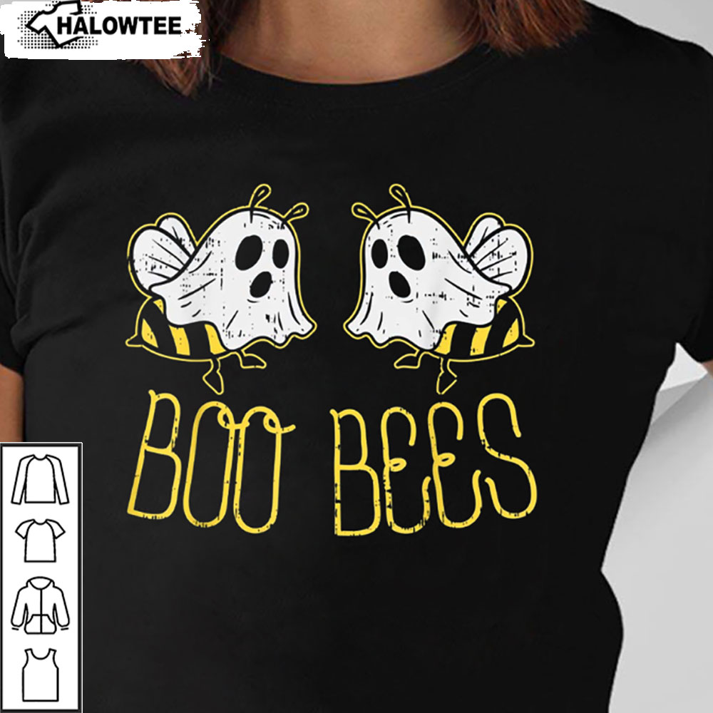 Funny Halloween Boo Bees T-Shirt Boo Bees Shirt Woman Halloween Shirt Boo Bees Gift Halloween Matching Shirt