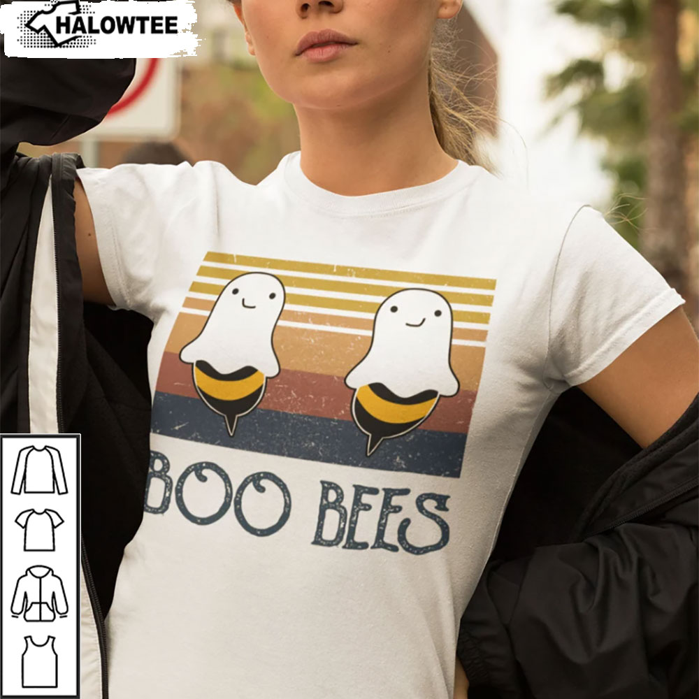 Funny Halloween Boo Bees T-Shirt Woman Halloween Shirt Boo Bees Shirt, Halloween Scary Boo Bees Gift