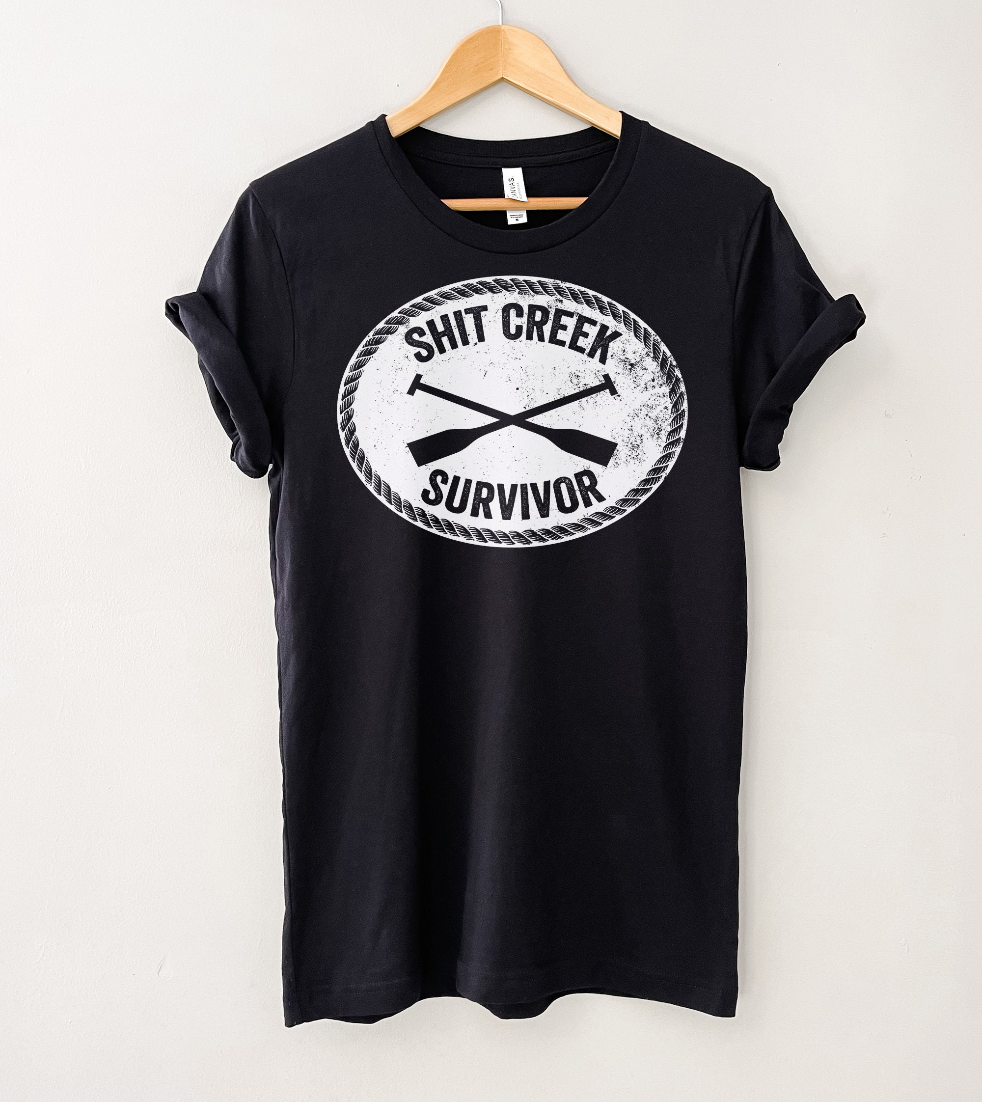 Funny Shit Creek Survivor Unisex T-Shirt