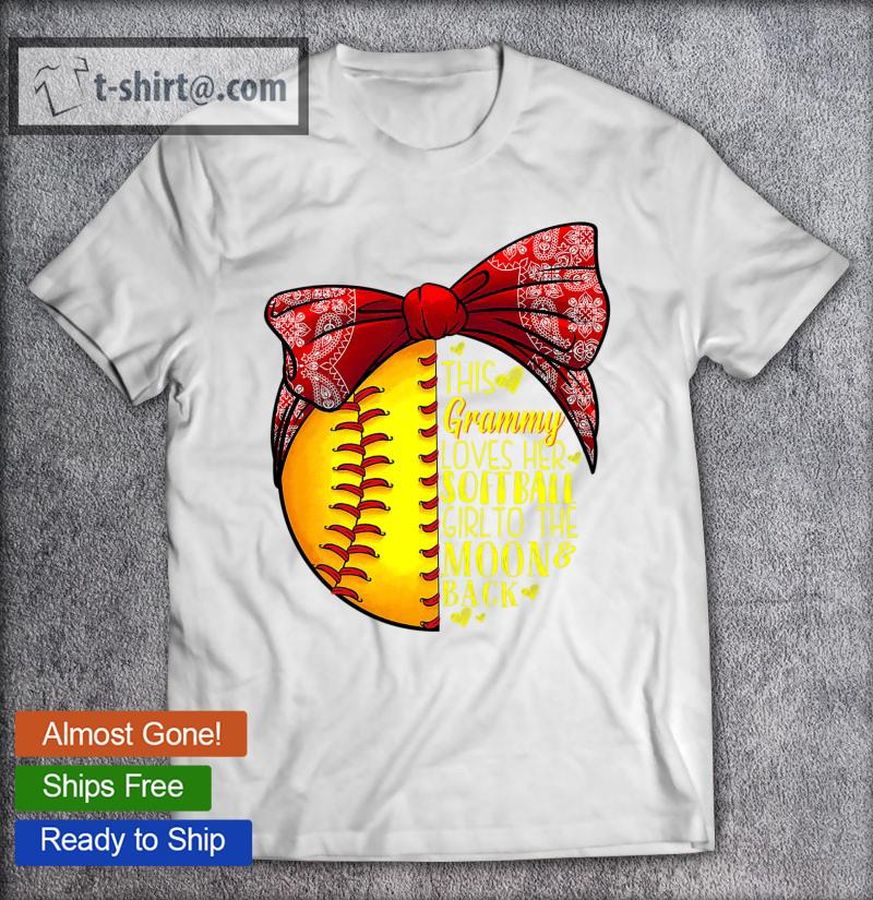 Funny Softball Gift Grammy Pitcher Catcher Girls Lovers T-shirt