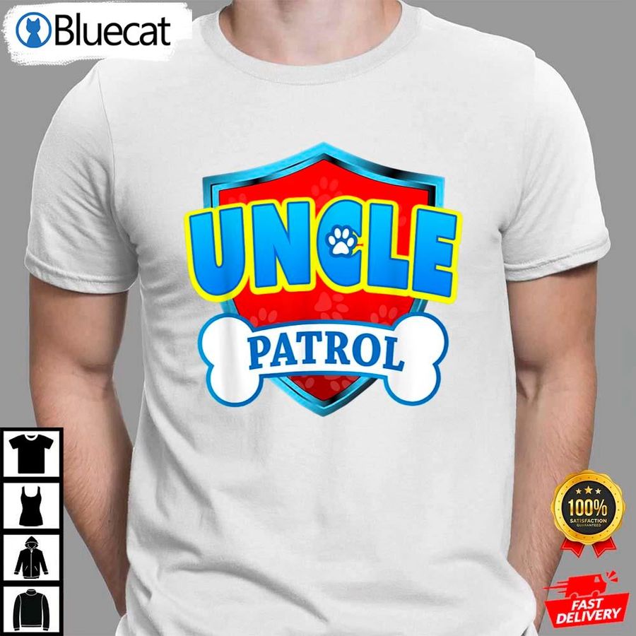 Funny Uncle Patrol Dog Mom Dad Shirt