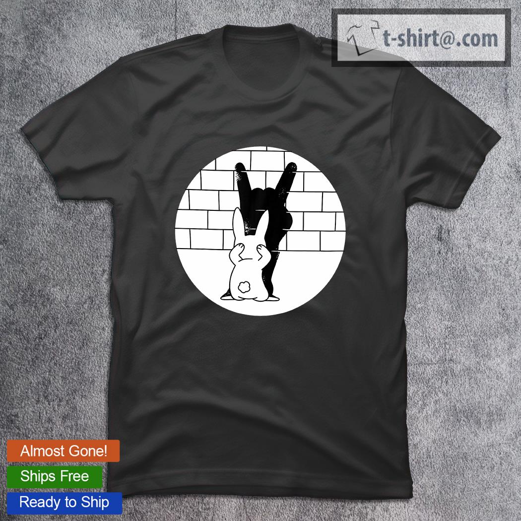 Funny Vintage Shadow Rabbit Retro Funny Shadow Rabbit T-Shirt