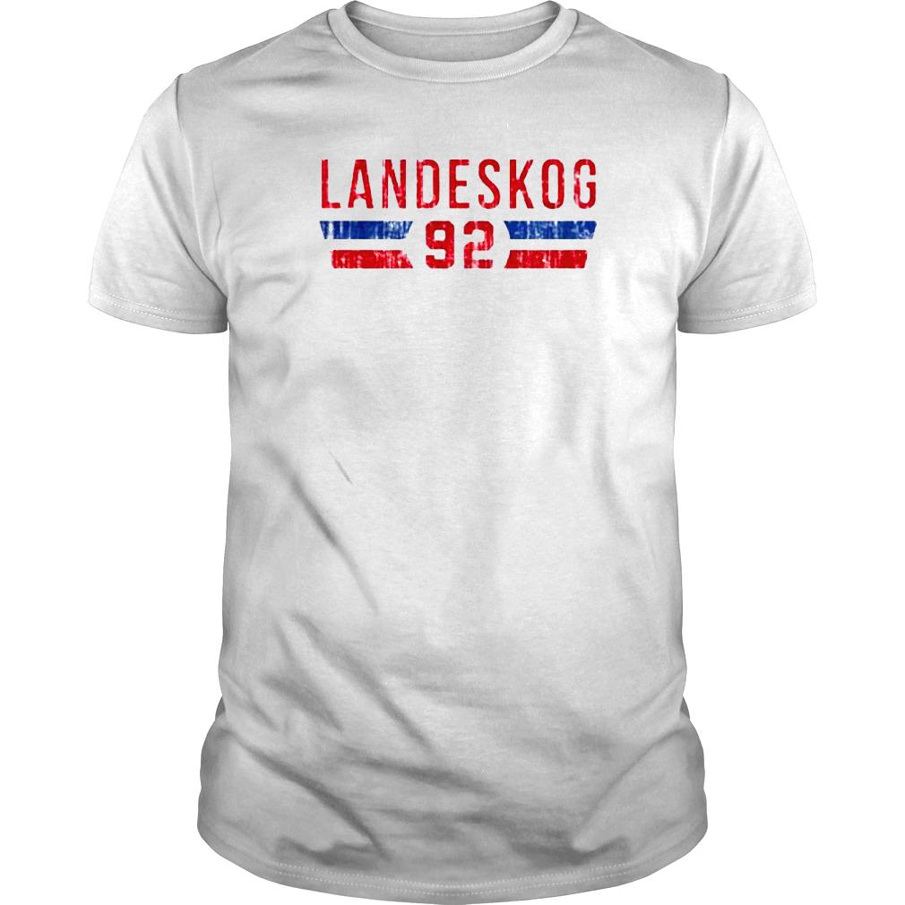 gabriel Landeskog 92 hockey shirt