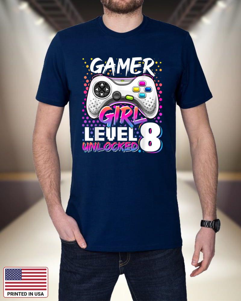 Gamer Girl Level 8 Unlocked Video Game 8th Birthday Gifts YxxTZ