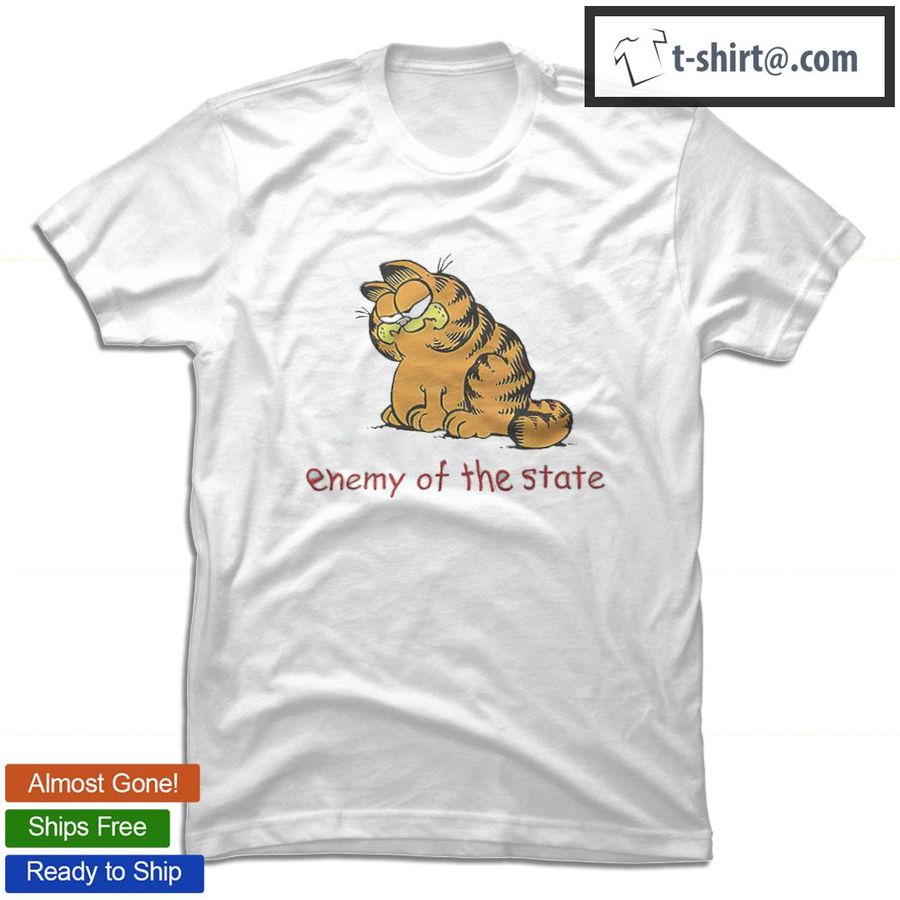 Garfield fat enemy of the State shirt