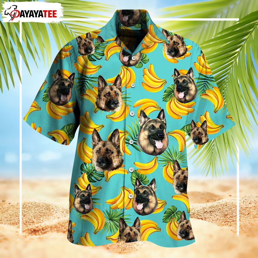 German Shepherd Hawaiian Shirt Banana Dog Owner Gift Limited Edition