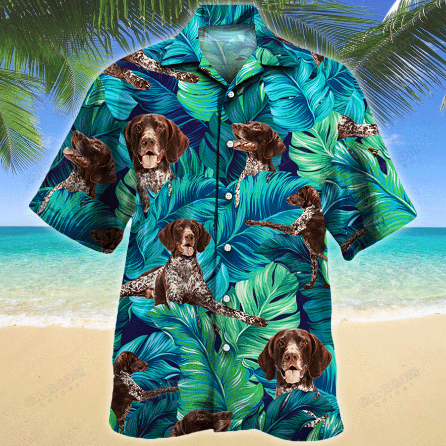 German Shorthaired Pointer Dog Lovers Gift Hawaiian Shirt TV055846