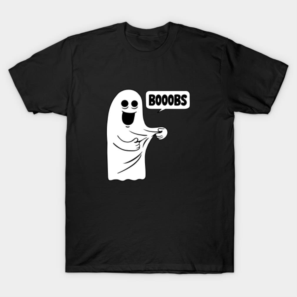Ghost Boobs Halloween T-shirt