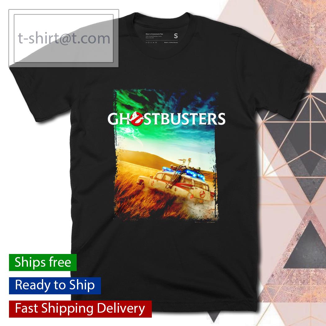 Ghostbusters Afterlife art with logo shirt