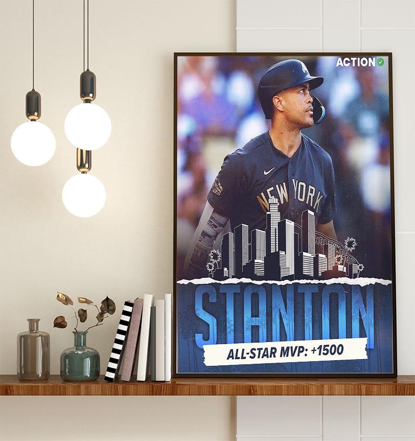 Giancarlo Stanton All Star Game MVP 1500 Art Poster Canvas