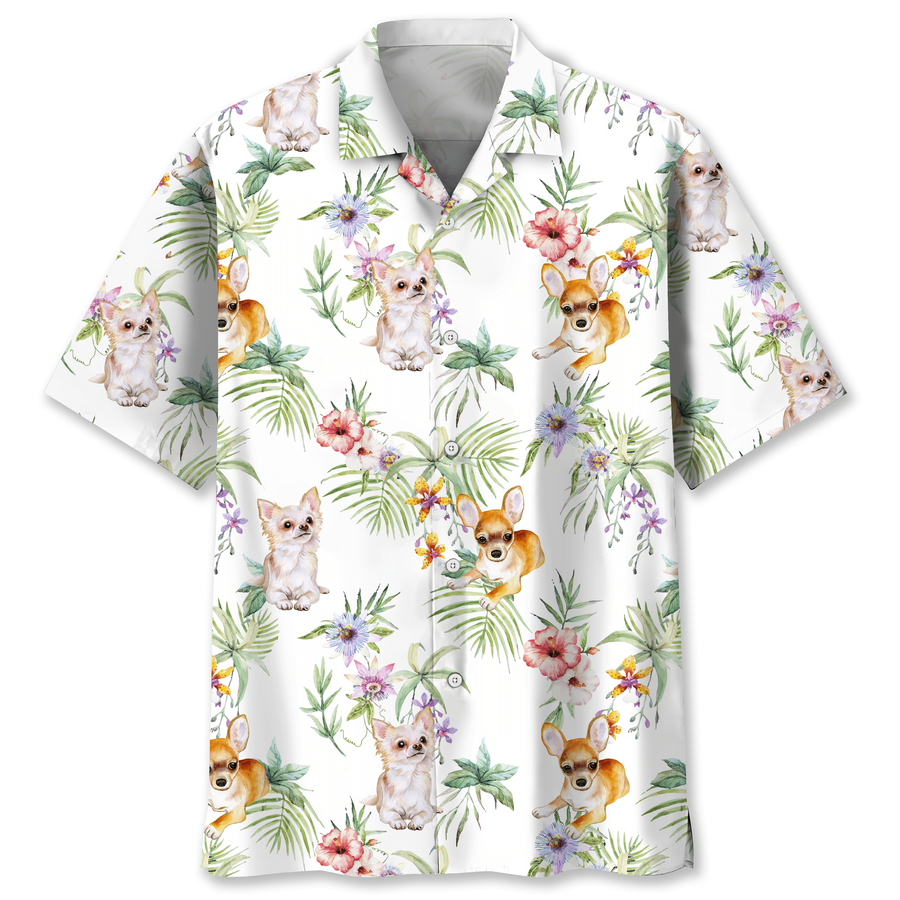 Giraffe Tropical Hawaiian Shirt.png