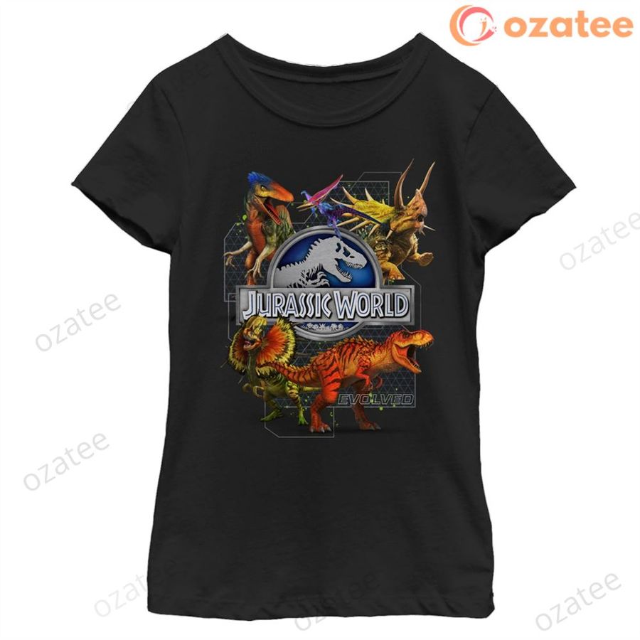 Girl’s Jurassic World New World Evolution T-Shirt