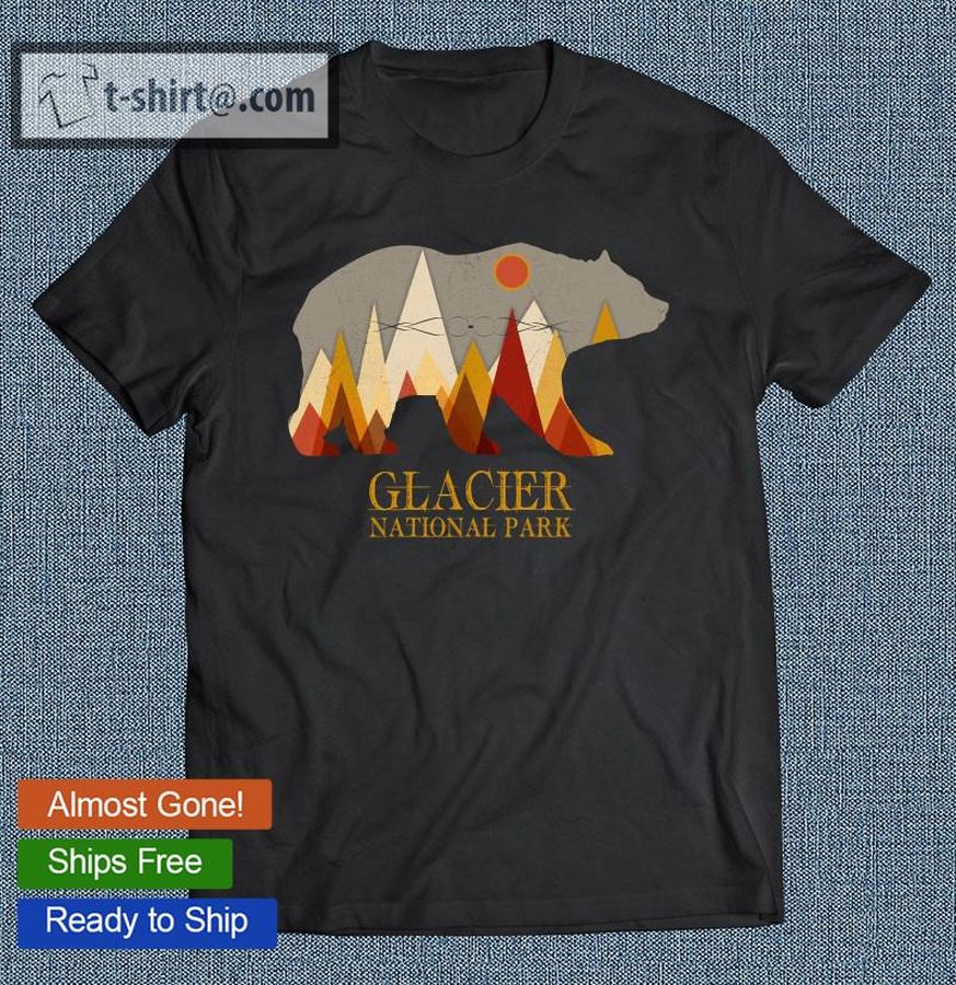 Glacier National Park Grizzly Bear Montana T-shirt