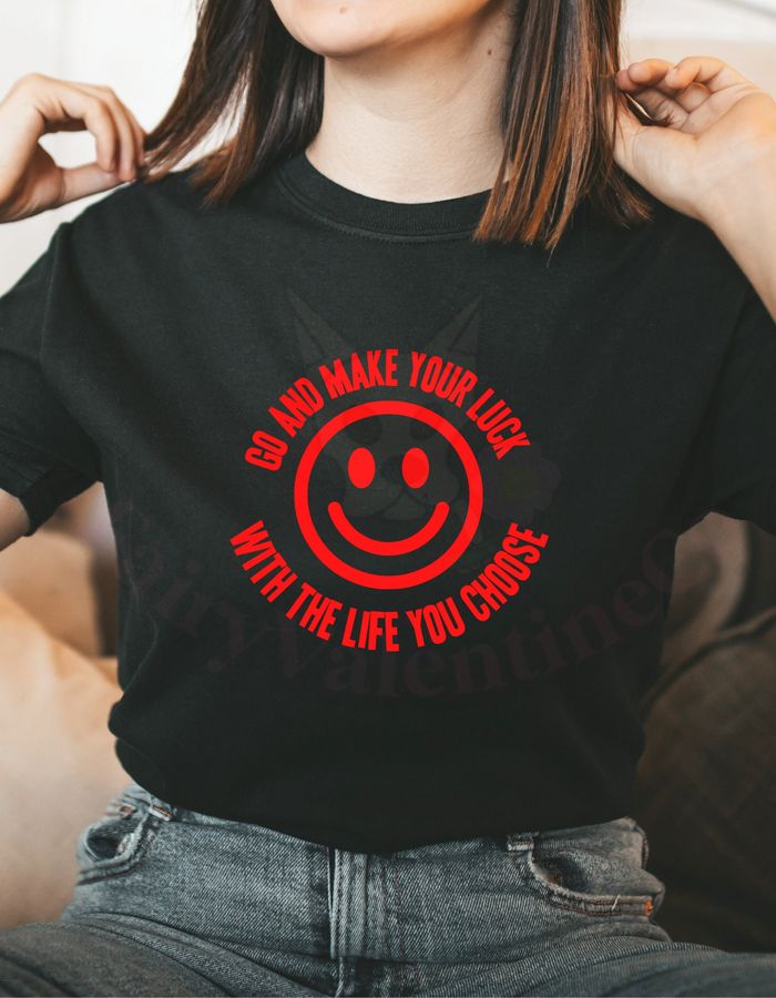Go And Make Your Luck Smiley BTR Reunion Tee Shirt