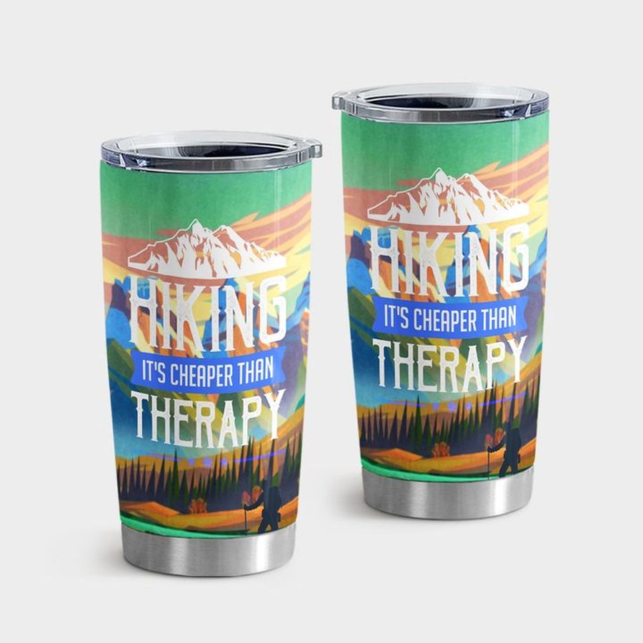 Go Hiking Tumbler With Lid, Hiking Therapy Tumbler Tumbler Cup 20oz , Tumbler Cup 30oz, Straight Tumbler 20oz