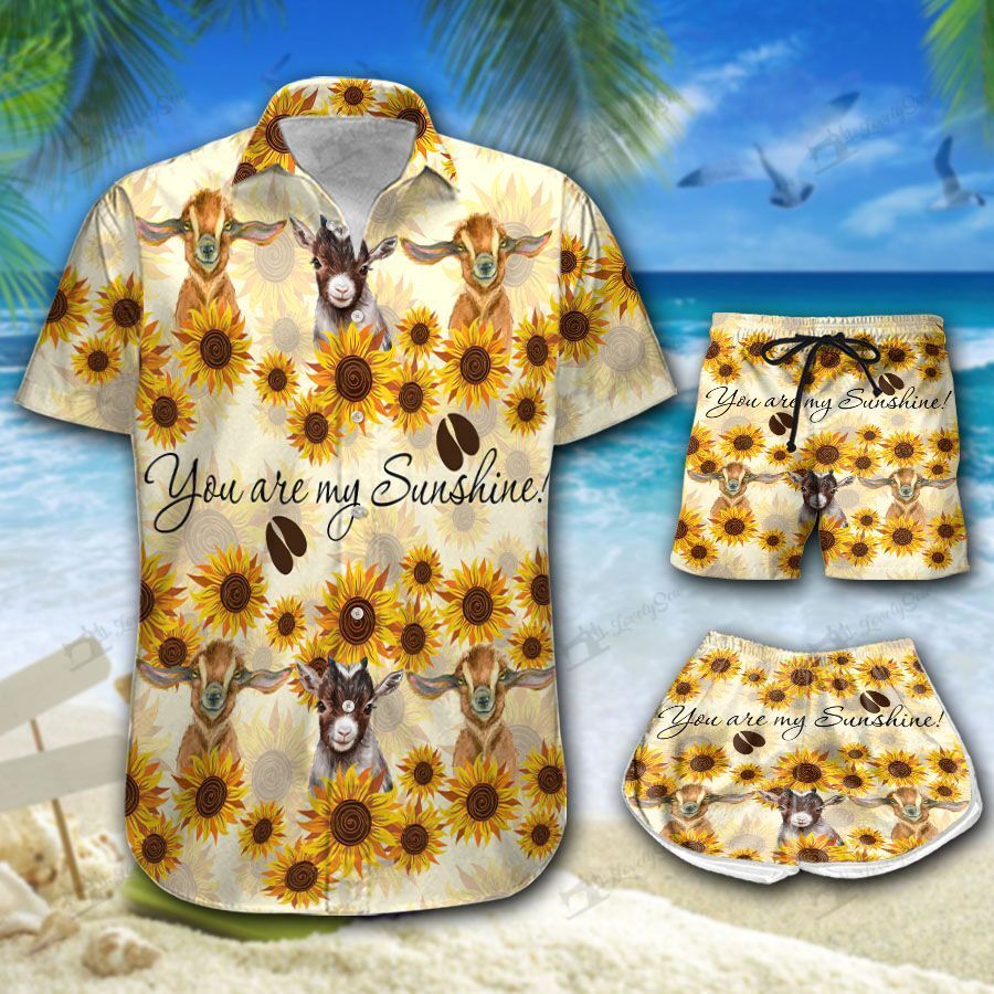 Goat You Are My Sunshine Hawaii Men-Women Shirt & Shorts BIT21062102-BIO21062102