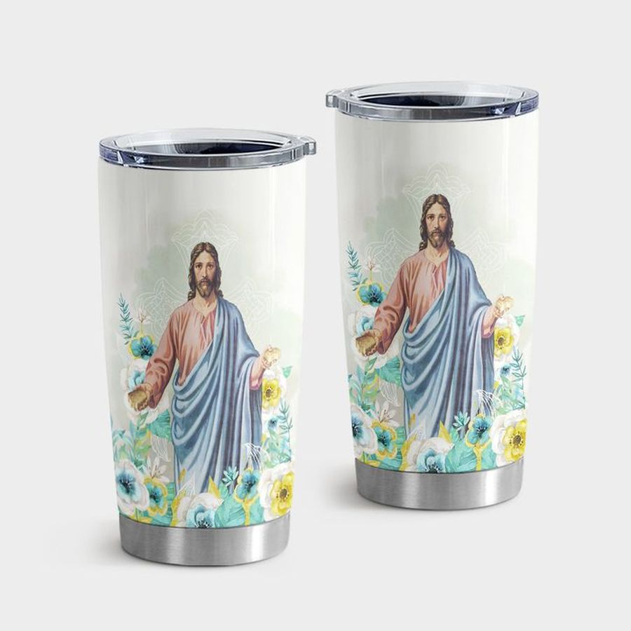 God Insulated Cups, Jesus Christ Tumbler Tumbler Cup 20oz , Tumbler Cup 30oz, Straight Tumbler 20oz