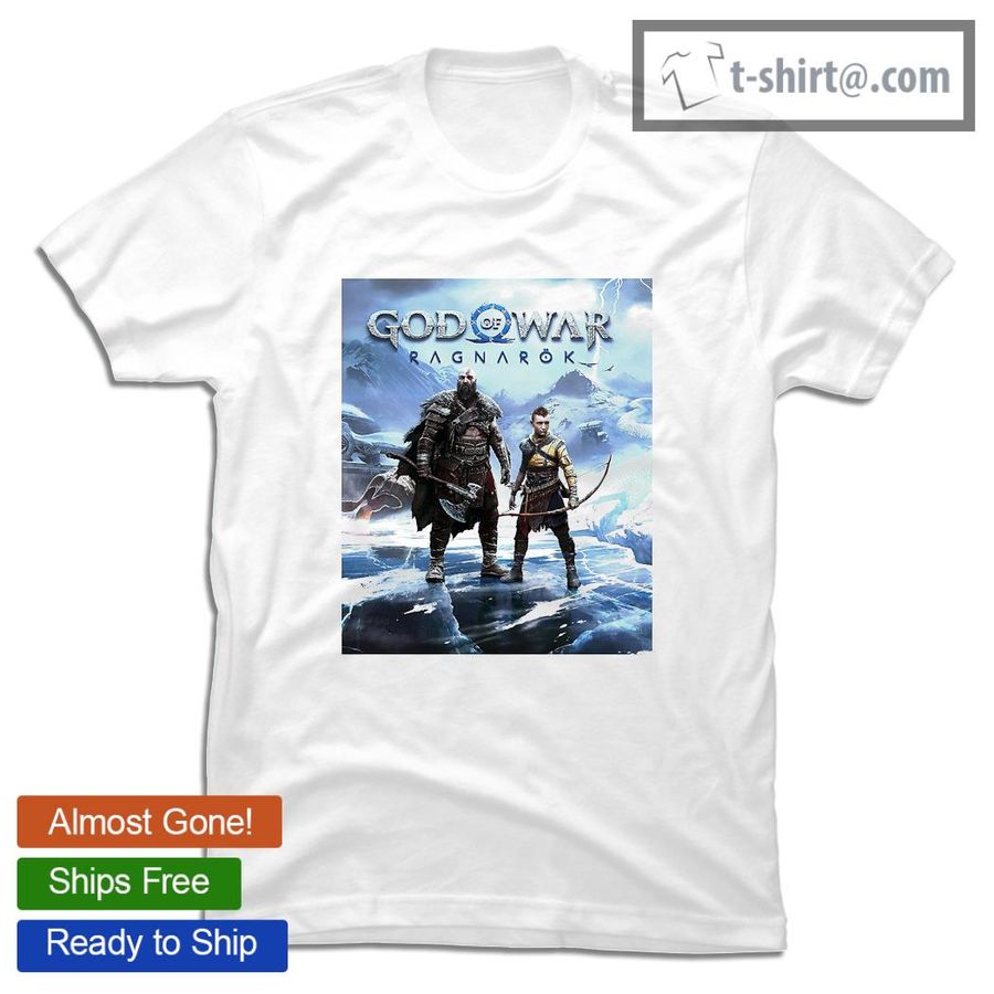 God of War Ragnarok video game poster shirt