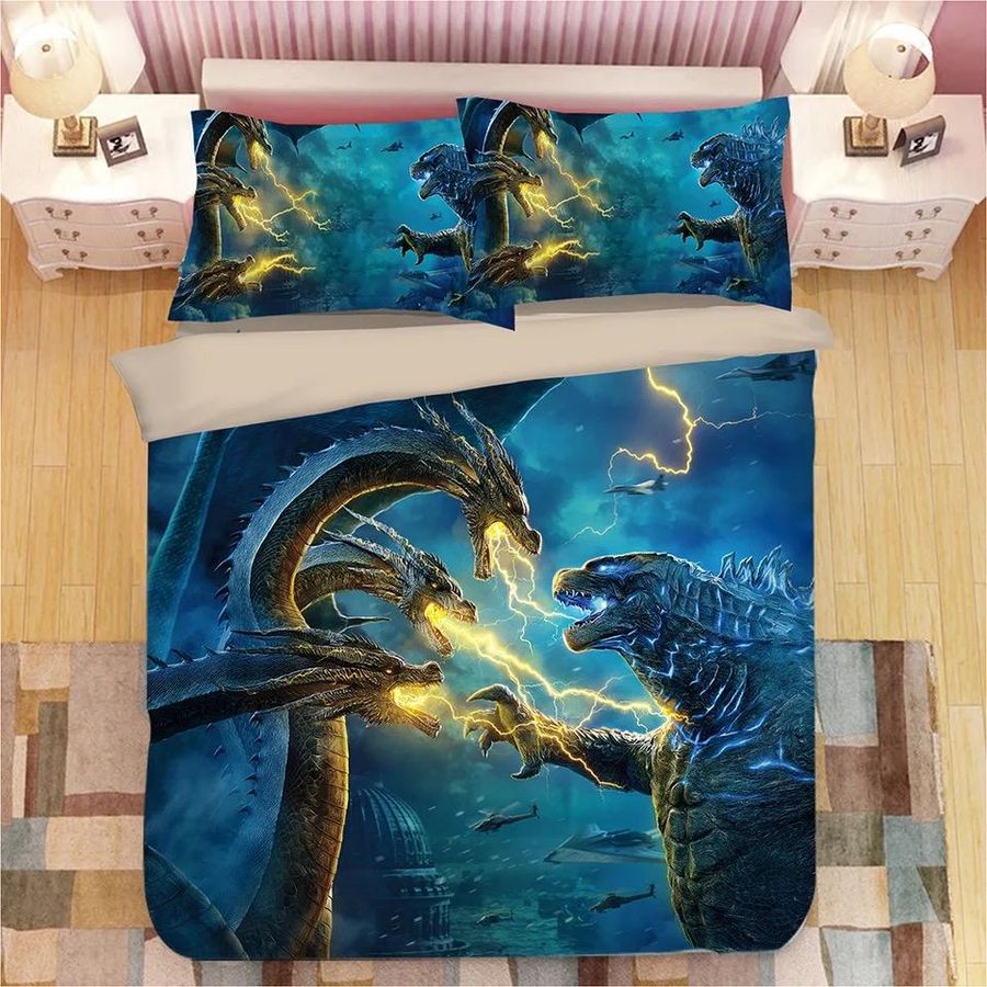 Godzilla #2 Duvet Cover Quilt Cover Pillowcase Bedding Sets Bed