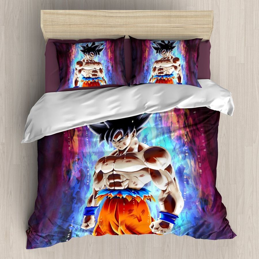 Goku Ultra Instinct Bedding Set Duvet Cover Set