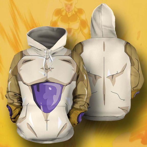 Golden Frieza 3D Hoodie For Men For Women All Over Printed Hoodie