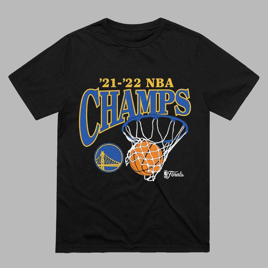 Golden State Warriors Fanatics Branded 2022 Nba Finals Champions Zone Hoops Shirt