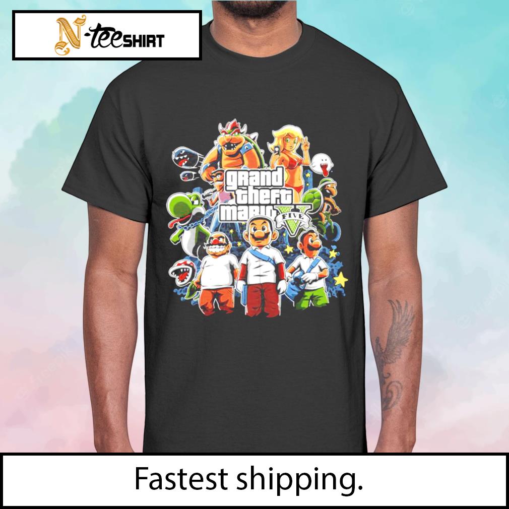 Grand Theft Mario V shirt