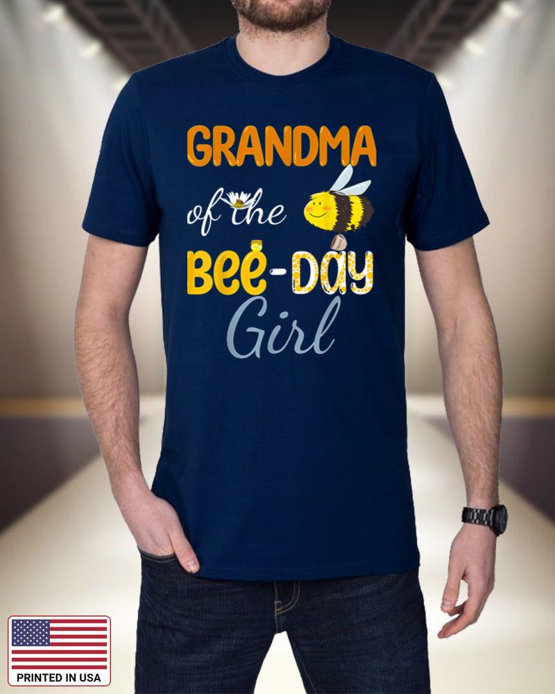 Grandma of Bee Day Girl Floral Family Hive Party Birthday mt6Yf