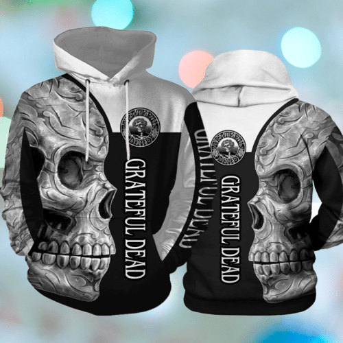 Grateful Dead Rock Band Skull Men And Women 3D Full Printing Hoodie Shirt Grateful Dead Rock Band Skull 3D Full Printing Shirt Grateful Dead 3D Full Printing Shirt