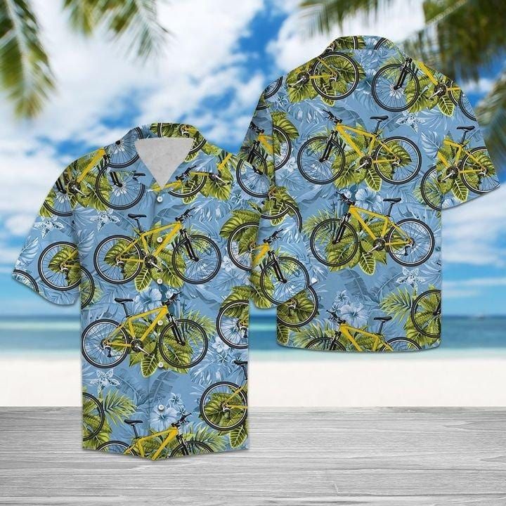 Great Biking Tropical Hawaiian Aloha Shirts #DH