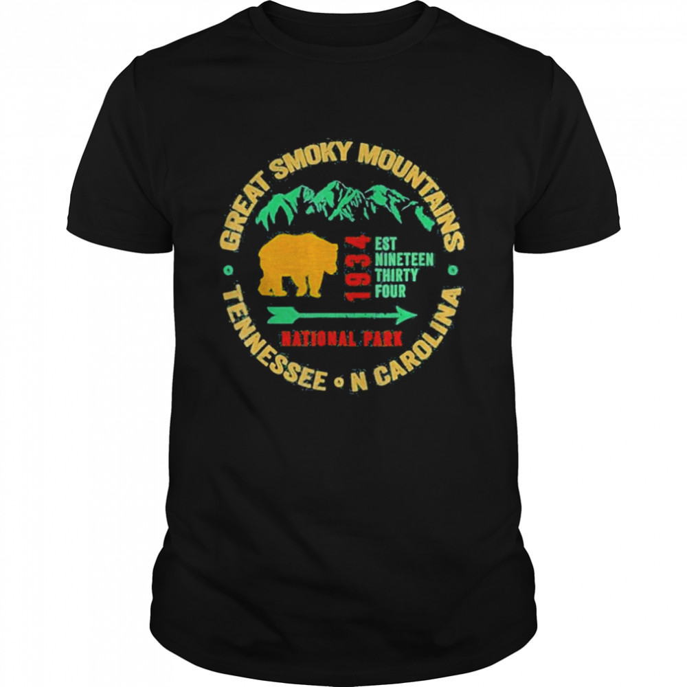 Great Smoky Mountains National Park 80s Graphic Shirt