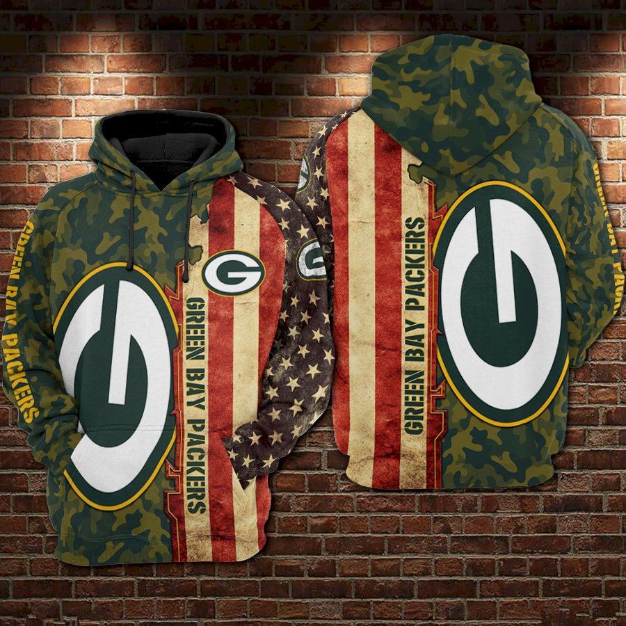 Green Bay Packers 3D All Over Printed Hoodie