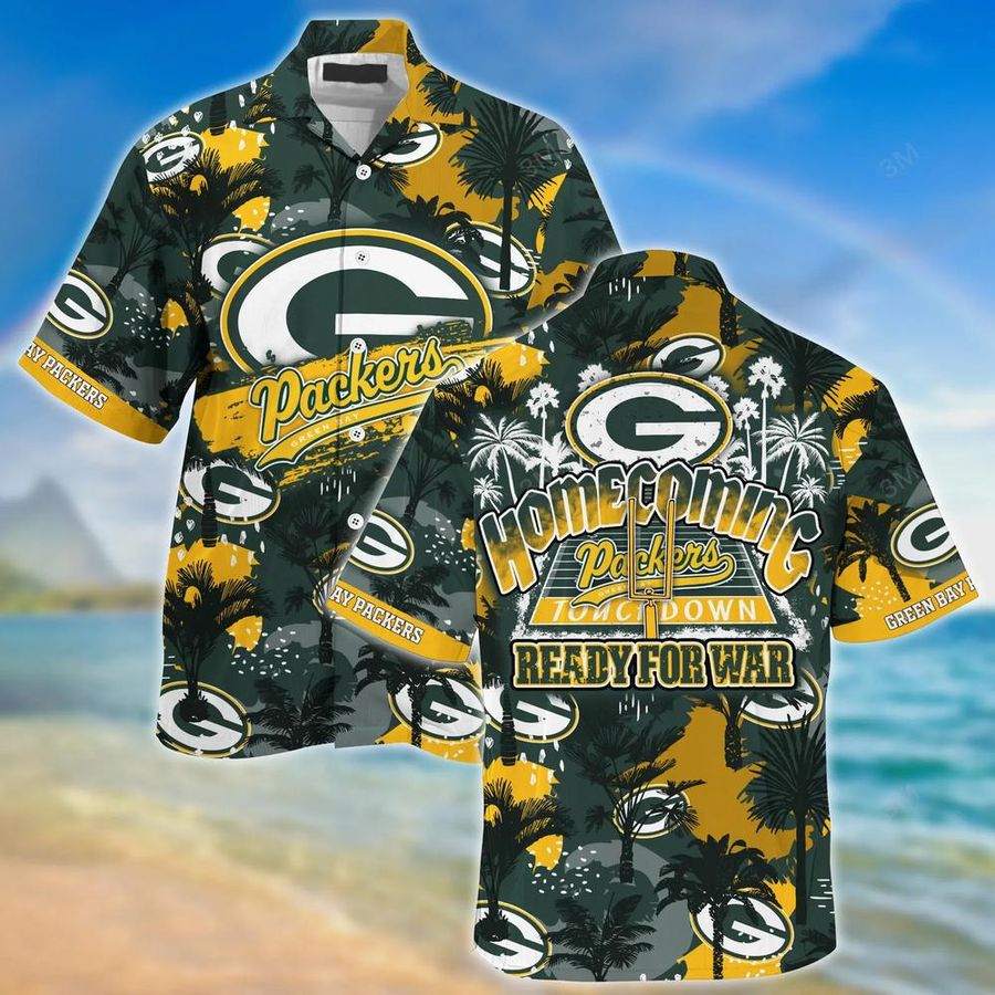 Green Bay Packers NFL Beach Shirt For Sports Best Fans This Summer Hawaiian Shirt And Short