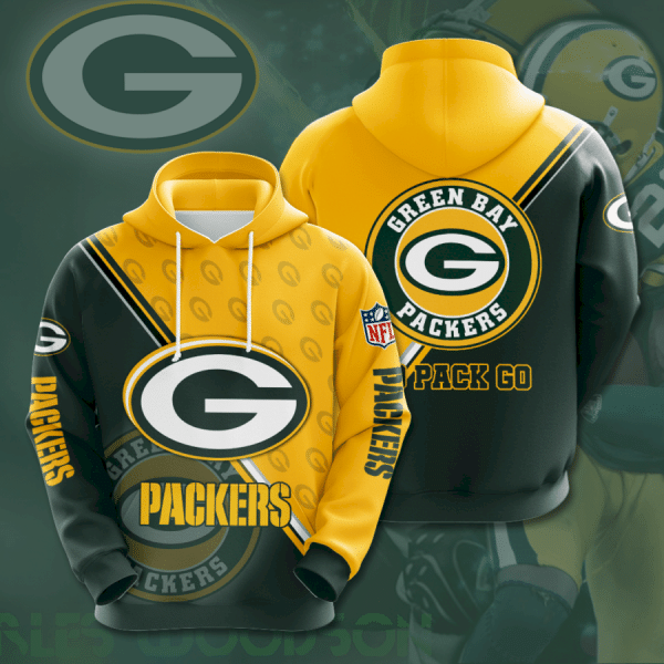 Green Bay Packers NFL Green Bay Packers 3D Hoodie Sweatshirt